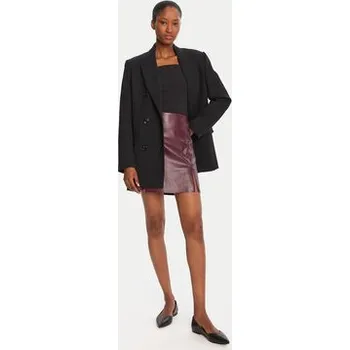 Dámská móda Vero Moda Sukně z imitace kůže Nelly 10322469 Fialová Regular Fit L