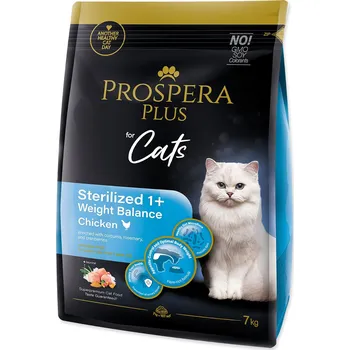Krmivo pro kočku Prospera Plus Sterilized 1 Plus Weight Balance Chicken 7 kg