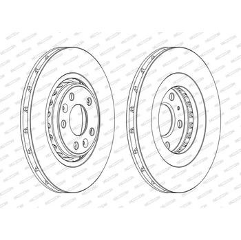 Brzdový kotouč Brzdový kotouč FERODO DDF1727C