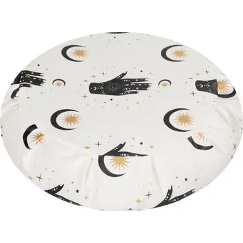 Polštář OM Meditační polštář Zafu Omm Yoga BÍLÁ|ČERNÁ