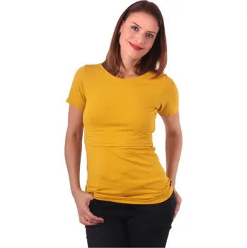 Těhotenská móda Jožánek Kojicí tričko Lena, krátký rukáv, různé barvy Barva: vínové, Velikost: L/XL