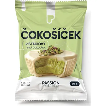 Čokoláda Passion nutrition Passion Čokošíček Pistáciový v bílé čokoládě 50g Příchuť: 3x10g