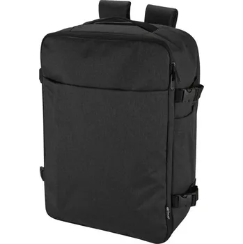 Městský batoh Libra batoh na notebook velikosti 17″ z recyklovaného GRS, 25 l - Žíhaná antracitová
