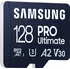 Paměťová karta Samsung PRO Ultimate microSDXC 128 GB UHS-I U3 V30 + USB adaptér