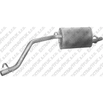 Výfukový systém Výfuk - zadní tlumič - díl výfuku (07.62)