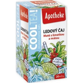 Nápoj APOTHEKE COOLTEA Maté s mátou a limetkou 20x2g