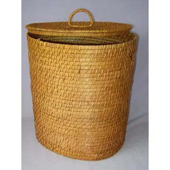 Koš na prádlo Koš prádelní ratanový oválný