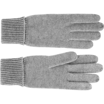 Rukavice Fiebig - Headwear since 1903 Dámské šedé rukavice - Fiebig vlna a kašmír Velikost Rukavice: 7 (M)