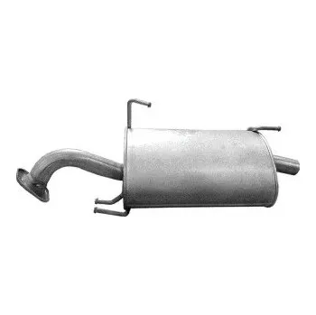 Zadní díl výfuku Výfuk - EDEX zadní tlumič - díl výfuku MITSUBISHI Lancer 1.6i -16V, MITSUBISHI Lancer 1.8i -16V, MITSUBISHI Lancer VIII 1.6i 16V (E14.327)