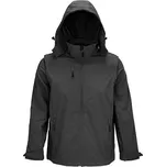 SOĽS Falcon Pánská softshellová bunda 3v1 SL03995 Uhlově šedá XL