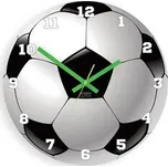Dětské nástěnné hodiny Fotbal 30 cm černobílé