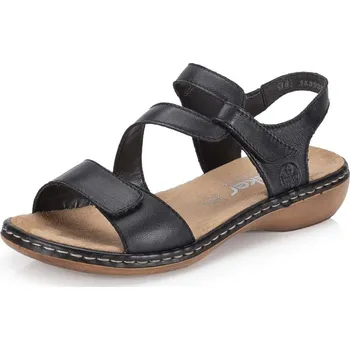 Dámské sandále Dámské sandály RIEKER 659C7-00 černá S6 37