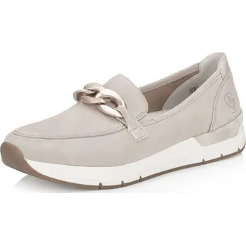 Dámské mokasíny Dámské mokasíny RIEKER 58944-60 béžová S6 38