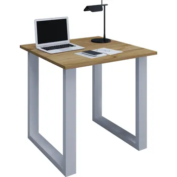 Psací stůl VCM Stůl Lona 80x80 U-nohy, dub medový 486875