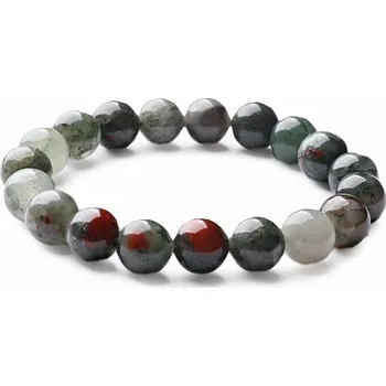 Náramek Heliotrop náramek korálkový obvod cca 16 až 22 cm