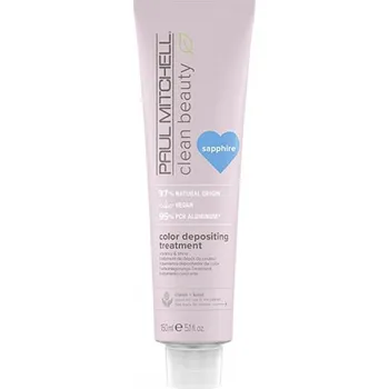 Vlasová regenerace Paul Mitchell Tónovací maska na vlasy Clean Beauty Sapphire 150 ml