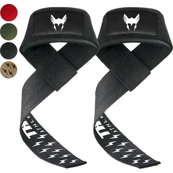 THOR ATHLETICS Vzpěračská bandáž nastavitelný suchý zip BÍLÁ|ČERNÁ