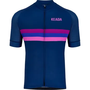 cyklistický dres KEADA SPORTS Pánský cyklistický dres s krátkým rukávem S FIALOVÁ
