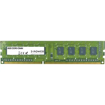Operační paměť 2-Power operační paměť 8GB DDR3 MultiSpeed 1066/1333/1600 MHz DIMM Operační paměť 2-Power RAM 8 GB DDR3 DIMM je univerzální řešení pro stolní počítače a pracovní stanice, které podporují DDR3 paměti.