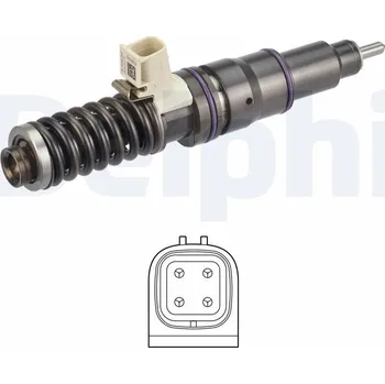 Ventil palivového systému Vstřikovací ventil DELPHI HRE292