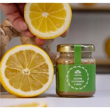 Včelařství Domovina Zázvor s citronem v medu