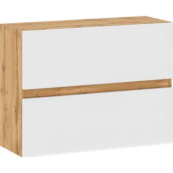 Kuchyňská skříňka Kuchyňská skříňka Magnolia 80 cm, bílá/dub wotan, G80 2D U