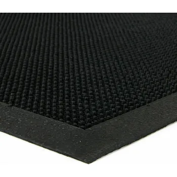 Rohožka Gumová čisticí venkovní vstupní rohož FLOMA Rubber Brush - 60 x 80 x 1 cm (78780102) FLOMAT