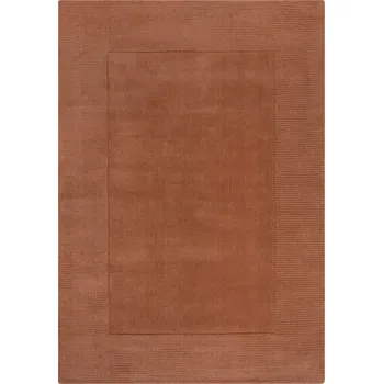 Koberec Flair Rugs Kusový ručně tkaný koberec Tuscany Textured Wool Border Orange Rozměry koberců: 120x170