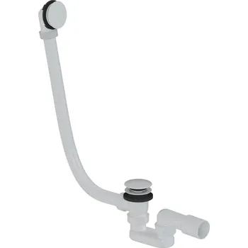 SAT Vanový sifon automat click clack 80cm DN40/DN50 SAT bílá matná plast SATAVA80CCBM