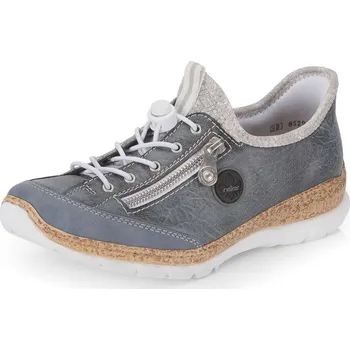 Dámské polobotky Dámské polobotky RIEKER N42F2-14 modrá S6 41