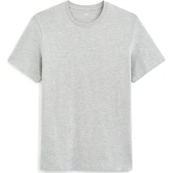 Pánské tričko Celio Bavlněné tričko Tebase 1100823 Šedá XXXL