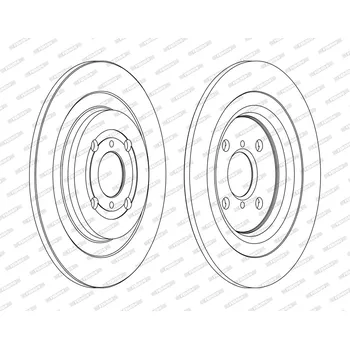 Brzdový kotouč Brzdový kotouč FERODO DDF1588C