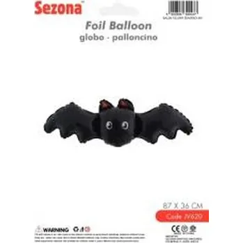 Balónek Balon Halloween Nietoperz 87x36cm