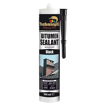 Karosářský tmel Technicqll Bitumenový tmel, černý 300ml