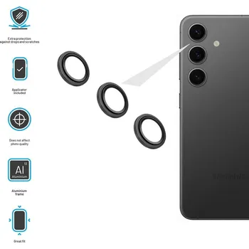FIXED Camera Glass tvrzené sklo na čočky pro Samsung Galaxy S24 černé FIXGC2-1256-BK
