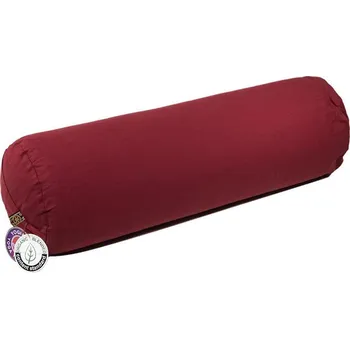 YOGI & YOGINI Polštář na jógu z organické bavlny ČERVENÁ