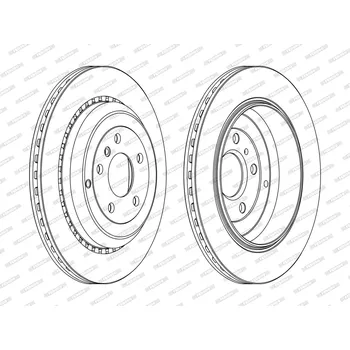 Auto-moto Brzdový kotouč FERODO DDF1531C