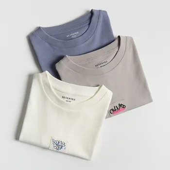 Chlapecké tričko Reserved - Bavlněné tričko 3 ks - béžová - 917HR-08X - 917HR-08X-170