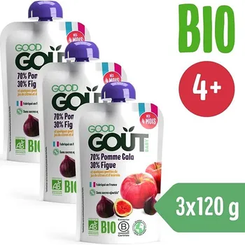 Good Gout BIO Jablko a fíky 3× 120 g