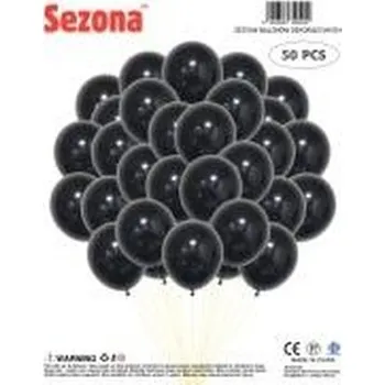 Balónek Balony czarne 50szt