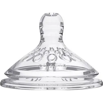 BABYONO Dudlík antikolikový rychlý průtok L Natural Nursing 2 ks 6m+