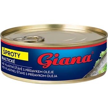 Giana Baltické šproty v oleji 240g