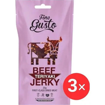 Sušené maso Fine Gusto hovězí Teriyaki 3 x 25g