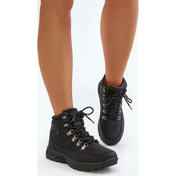 Pánská obuv Zateplené Pánské Trekingové Boty Lee Cooper LCJ-24-03-3033M Barva: Černá, Velikost: 42