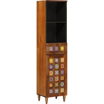 Koupelnový nábytek vidaXL Koupelnová skříň se zásuvkou Vlašský ořech 38 x 33 x 160 cm [4018246]