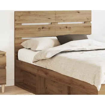 vidaXL Čelo postele s čelo Artisanový dub 135 cm kompozitní dřevo [887552]