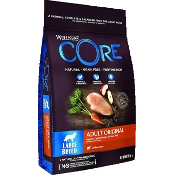 Krmivo pro psa Wellness Core Dog Original Adult Large kuře 10kg