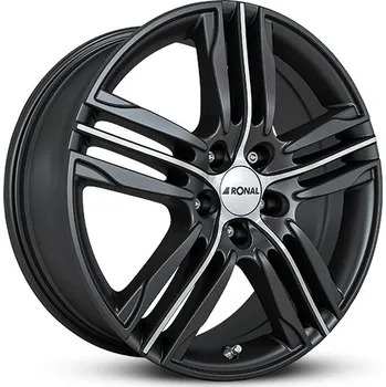 Disk RONAL Alu kola Ronal R57 7.5x17 5x114.3 ET40 Mattschwarz-Frontkopiert 82