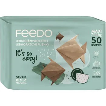 Plena FEEDO Plenky jednorázové MAXI (od 7 do 14 kg), 50 ks