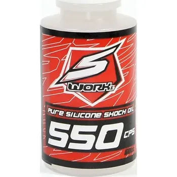 RC náhradní díl SWORKz silikonový olej tlumičů 550Cps, 60ml, 1 ks.